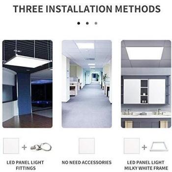 Panel LED Slim 60x60 cm, 40W, Luz Fría (6500K), 3600 Lúmenes, Ideal para Oficina y Hogar