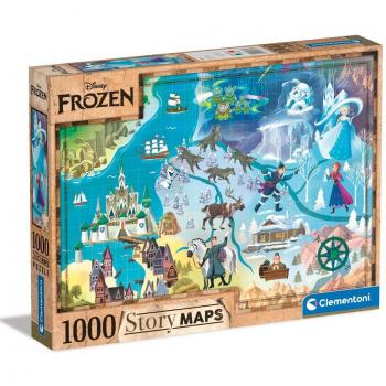 Disney - Puzzle de 1000 piezas - Frozen - El Reino del Hielo