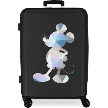 Maleta mediana infantil Disney 100 Mickey Silver