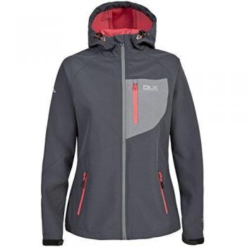 Trespass Ronda DLX Softshell Chaqueta, Hombre, Gris
