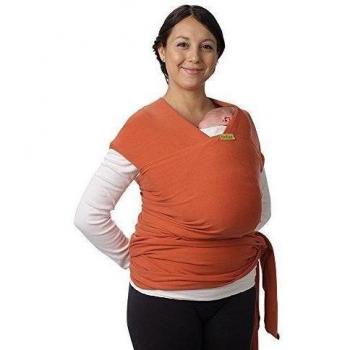 Boba Wrap - Fular portabebés, color naranja