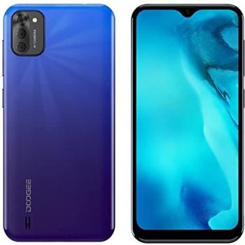 DOOGEE X93 3G Teléfono Móvil Libre, 6.1 HD+ Waterdrop Pantalla, Android 10 Smartphone Quad-Core 2GB RAM 16GB ROM, Dual SIM Moviles, Triple Cámara 8MP,Cámara Frontal 5MP, GPS Desbloqueo Facial Azul