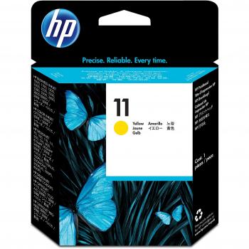 HP 11 C4813A, Amarillo, Cabezal Original,para impresoras HP Business InkJet serie 1000, 2000, OfficeJet serie 9100, K850; DesignJet serie PS, 100, 500; Color Ink serie CP 1000; Tecnología Photoret III
