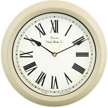 Towcester Clock Works Co. Acctim 26702 Redbourn Reloj de Pared, Color Crema