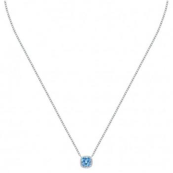 Conjunto Collar y Pendientes Mujer Morellato SAIW108 - Joyería de acero inoxidable, diseño elegante, incluye collar y pendientes, acabado en plata, adecuado para ocasiones especiales o uso diario