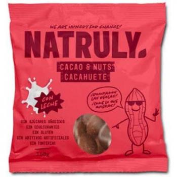 Natruly Cacao&Nuts Cacahuete Recubierto de Chocolate con Leche 150g