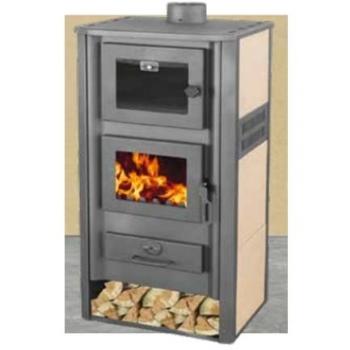 Estufa de Leña Hevia Ceramic con Horno 12 kW