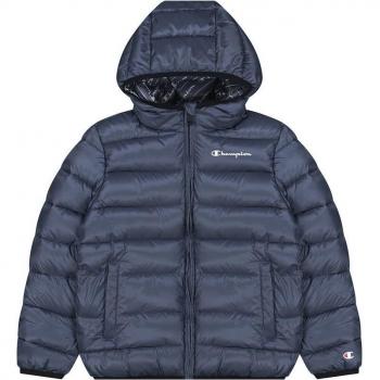 Chaqueta Deportiva para Niños Champion Azul Oscuro con Capucha