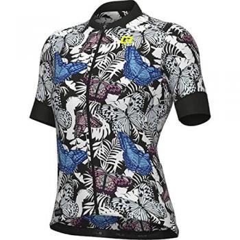 Maillot Alé PR.E Vanessa Mujer Manga Corta Multicolor Negro y Azul