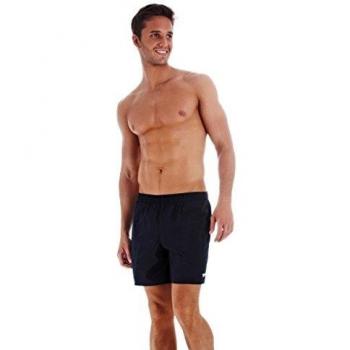 Speedo Solid Leisure - Bañador de natación para hombre, color azul marino, talla M
