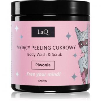 LaQ Kitten Peony Cleansing Scrub for the Body 220 g