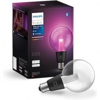 Bombilla inteligente Philips Hue G95 E27 6.8W 500lm Luz blanca y de color Ambiance