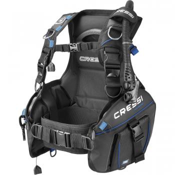 Cressi Aqua Pro B.C. 'D Jacket Style Air Cell-Negro, Grande, Unisex, L