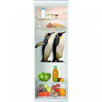 Plage Vinilo de decoracion para nevera, frigorifico y muebles de cocina -Pinguinos, 180 x 59,5 cm