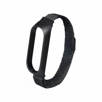 Contact Pulsera Metálica Negra para Mi Band 5/6