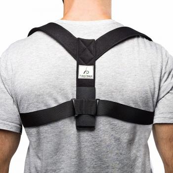 Supportiback Faja terapéutica para la postura superior del cuerpo -Faja para la espalda superior y corrección de postura - Con correas acolchadas duras, diseño en forma de 8 ajustable