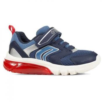 Geox J CIBERDRON BOY High-top Trainers for Boys, Navy/Red
