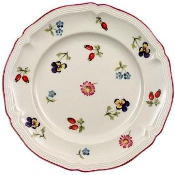 Villeroy & Boch Petite Fleur Bread Plate, 17 cm, Premium Porcelain, White/Colourful