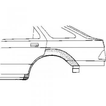 Panel lateral derecho Van Wezel 1825148 para Ford Mondeo (antes de 1996) 4/5 puertas