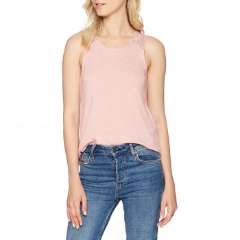Only Onlmarna Crochet Tank Top Jrs, Camiseta sin Mangas para Mujer, Rosa