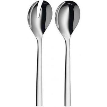 WMF Cubiertos para ensalada medio 2 piezas, acero Cromargan Acero Inoxidable 18/10 Pulido 21 cm