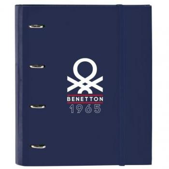 Carpeta 4 anillas 35mm con recambio Benetton Varsity