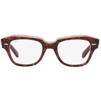 Ray-Ban RX 5486 Prescription Glasses - Havana with Transparent Purple Accents