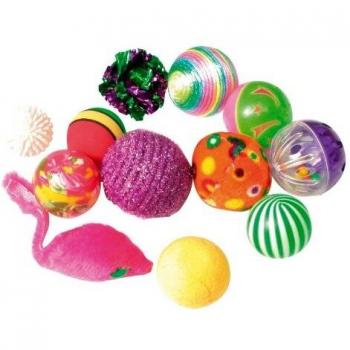 Zolux Fantaisies - Lote de 12 Pelotas para Gato