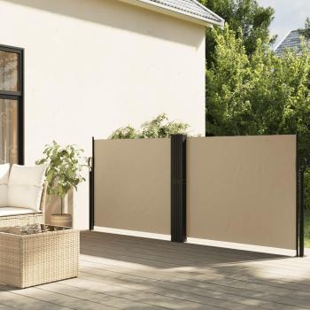 Toldo lateral retráctil 100x600 cm Color Negro, Crema, Azul y Beige