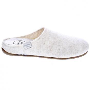 Toni Pons Mona-FR Zapatillas de Casa para Mujer en Fieltro Reciclado Color Hielo con Suela Antideslizante