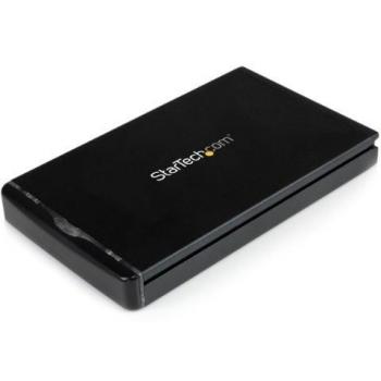 StarTech.com SAT2510U3S - Caja de disco duro externa USB 3.0 Super Speed de 2.5 SATA para uso con SAT2510U3REM