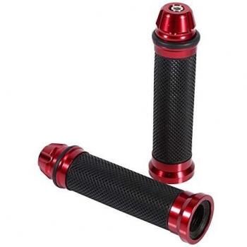 1 par de Puños para Moto Universal, Empuñaduras Antideslizante para 7/8 Manillar de Moto