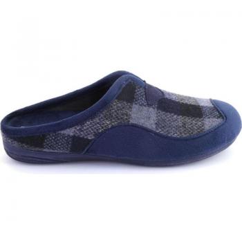 COSDAM 13674 Zapatillas de casa de hombre azul marino