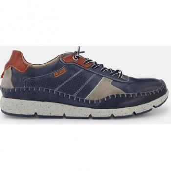 Zapatillas de piel Fuencarral azul Pikolinos
