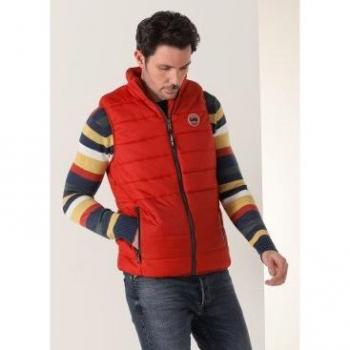 Chaleco acolchado ligero rojo Lois para hombre