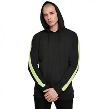 Urban Classics Neon Striped Hoodie Sweatshirt