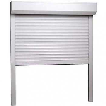 Persiana enrollable de aluminio 80x100 cm Blanco