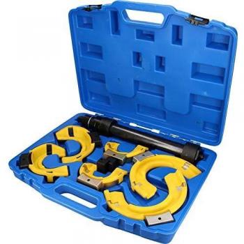 Juego de tensores de muelles Brilliant Tools BT651200, 15 piezas, con insertos protectores de plástico