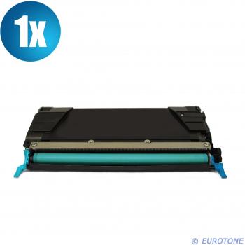Rebuilt Toner für Lexmark Optra C734 C736 C738 X734 X736 X738 CS736DN N DN DTN DW DE Cyan / Blau