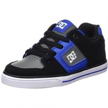DC Shoes Pure Zapatillas, Niños, Azul, 32