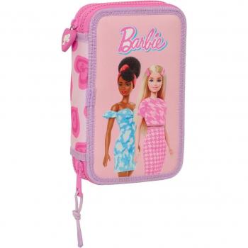 Plumier doble Barbie Love Safta 28 piezas