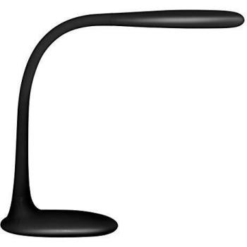 Lámpara de mesa LED Unilux Lucy negra, 7.5W, 3000/5000K, regulable, diseño elegante