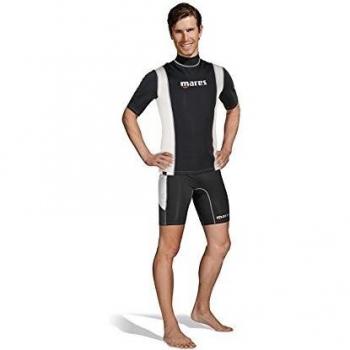 Mares Fire Skin Short Sleeve - Traje de Buceo para Hombre, Color Negro, Talla S