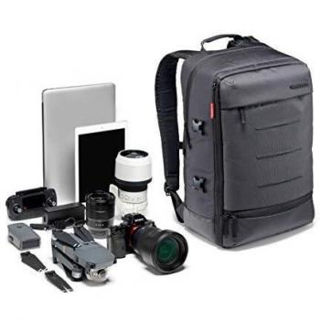 Manfrotto Mover-30 Mochila Manhattan Multiusos para Llevar la Cámara y los Accesorios, Material Repelente al Agua, Mochila de Fotografía con Compartimento para PC y Tabletas, con Enganche para Trípode
