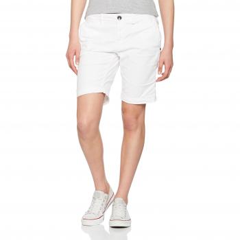 Superdry Utility, Bermudas para Mujer, Blanco