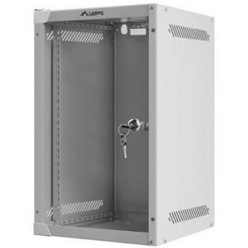 Armario Rack Lanberg 9U Gris con Capacidad de Carga de hasta 20 kg y Dimensiones de 280x310 mm