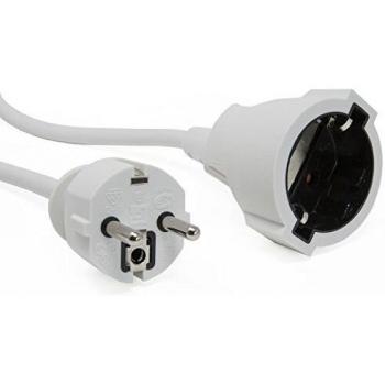 extrastar ALARGADERA DE Corriente 10M Blanca 3X1.5MM