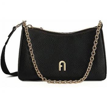 Furla Primula Mini Cuerpo Doble con Correa de Cuero en Color Negro - ¡Descuento Exclusivo!