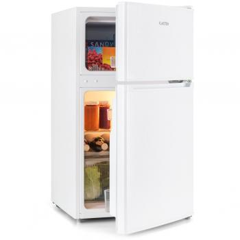 Klarstein Big Daddy Cool - Combinación frigorífico-congelador 87 litros, 40 dB, clase de eficiencia energética F