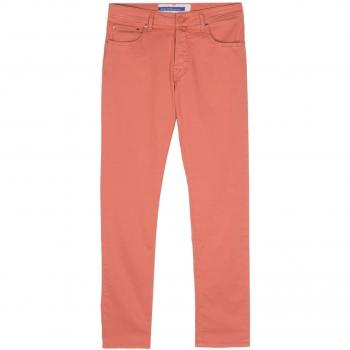 Jacob Cohen Men's Bard Slim Fit Jeans in Orange | Size 32 | UQE0436S3756K41